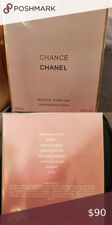 chanel chance ingredientes english